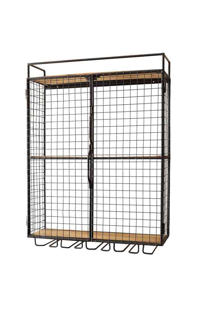 Industrial Wine Wall Shelving Unit - Image 9