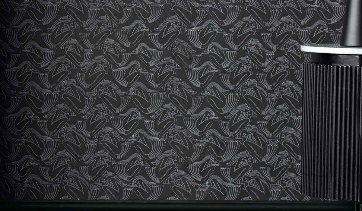 Rockett St George Deco Nymph Midnight Wallpaper - Image 12
