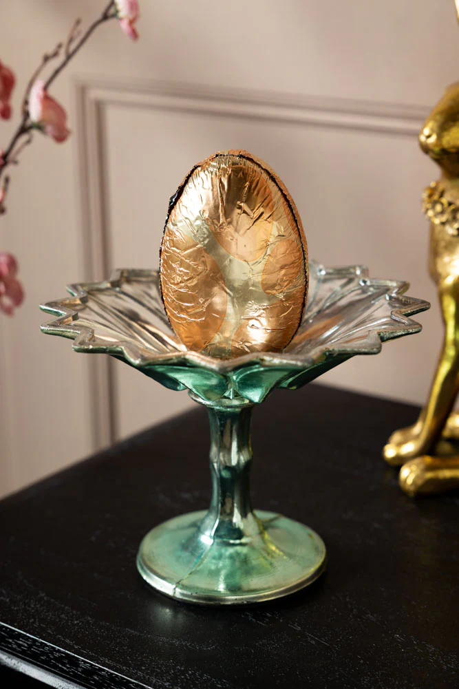 Set Of 2 Vintage-Style Coloured Glass Display Dishes - Image 8